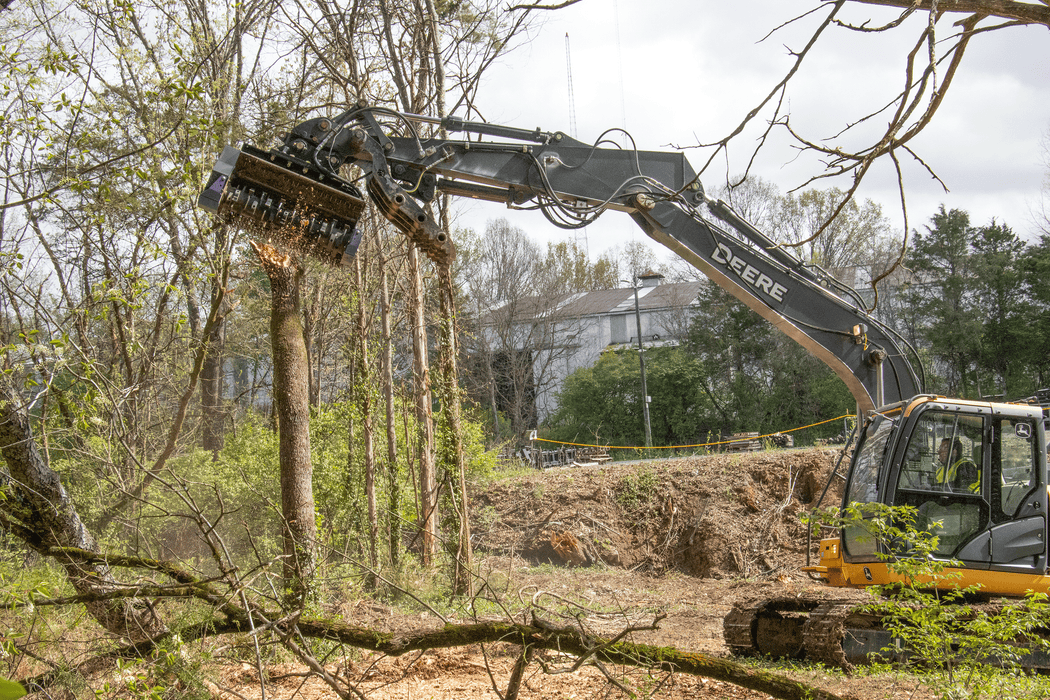 Blue Diamond | Excavator Drum Mulcher-Severe Duty | Excavator Attachments