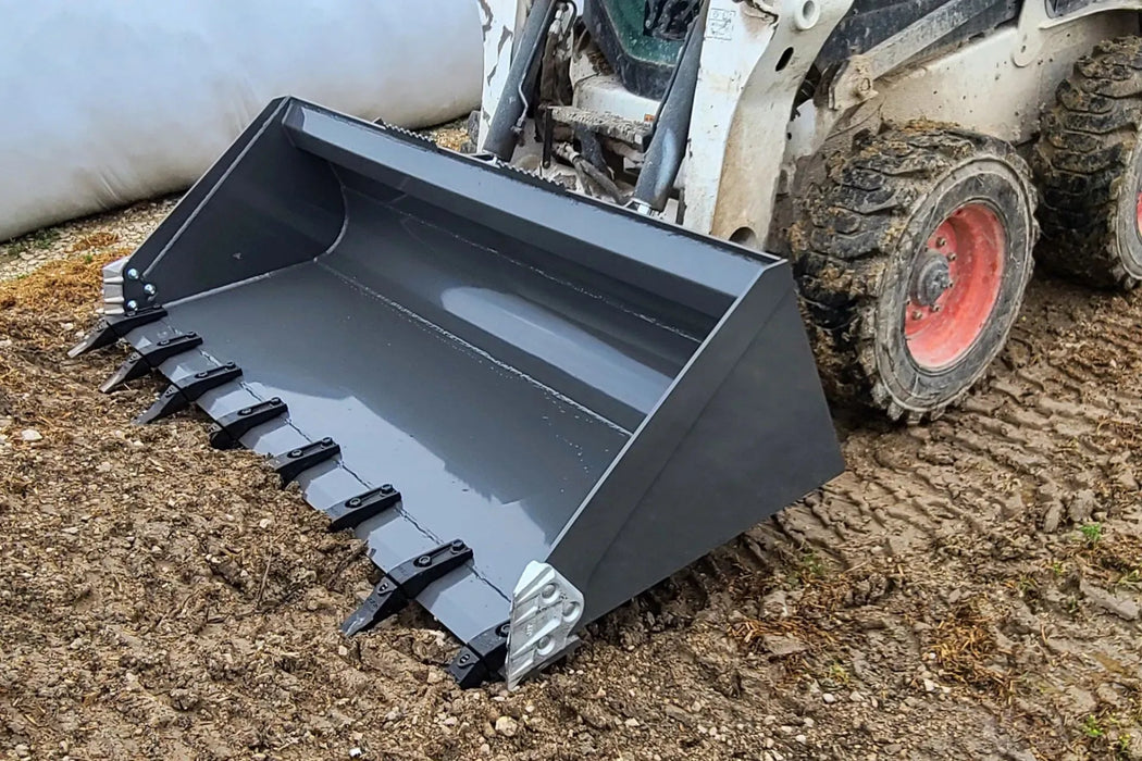 Berlon | Heavy Duty Extended Lip Bucket | Skid Steer Bucket