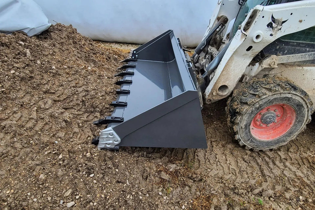 Berlon | Heavy Duty Extended Lip Bucket | Skid Steer Bucket