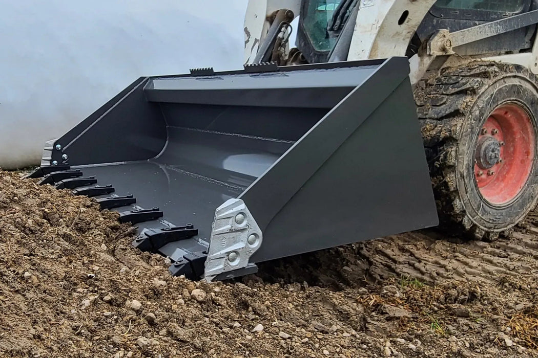 Berlon | Heavy Duty Extended Lip Bucket | Skid Steer Bucket