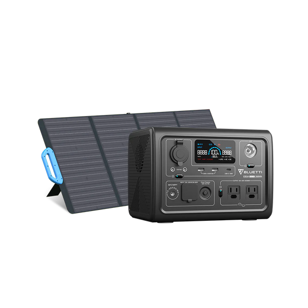 Bluetti | EB3A Solar Generator | 600W 268Wh LiFePO4 Solar Power