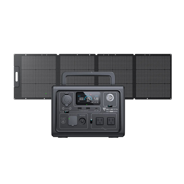 Bluetti | EB3A Solar Generator | 600W 268Wh LiFePO4 Solar Power