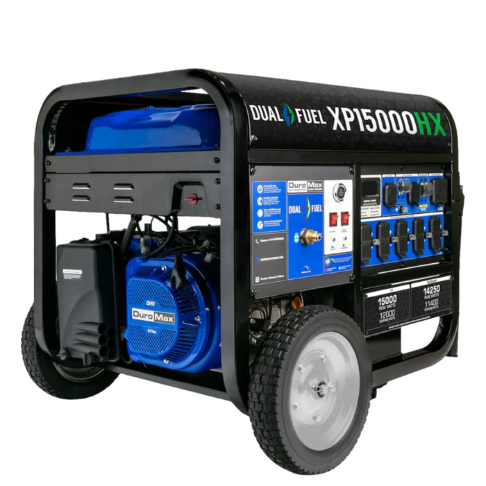 Duromax | XP15000HX Dual Fuel Portable Generator | 12000W / 15000W