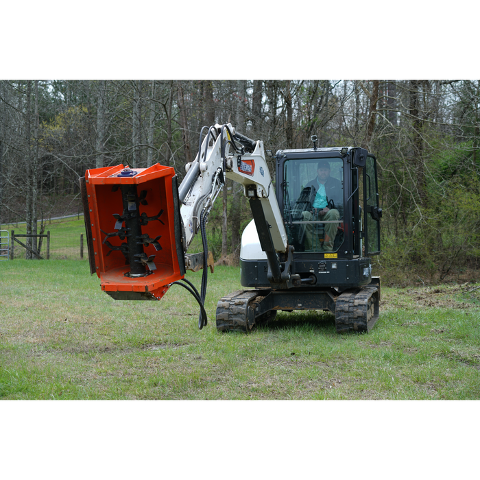 Eterra | Mini Flail Mower Head | Mini Excavator Brush Cutter