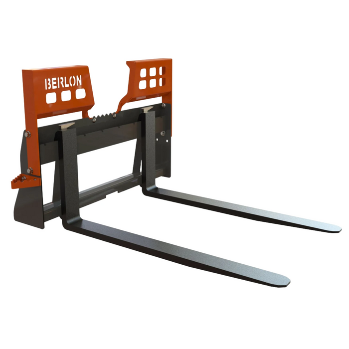 Berlon | Medium Duty Pallet Forks | Skid Steer, Loader, & Tractor Pallet Forks