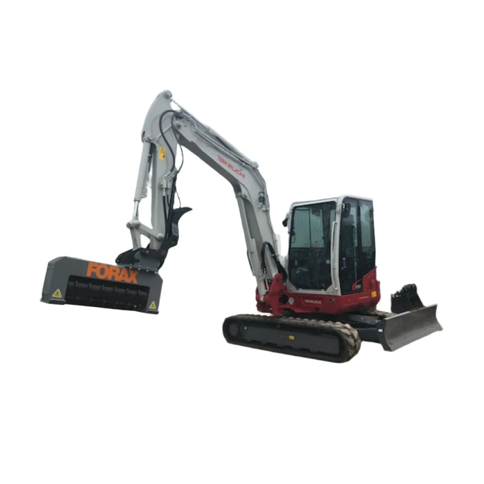 Forax | 6-10 Ton Mini Excavator HD36 Drum Mulcher | Heavy Duty Mulcher Excavator Attachments