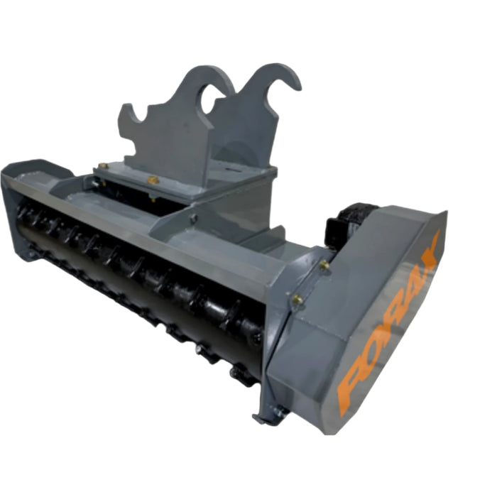 Forax | 2-4 Ton Mini Excavator HP40 Drum Mulcher | Ultralight Mulcher Excavator Attachments