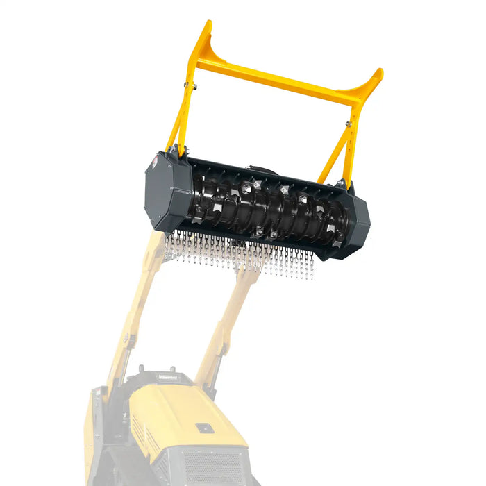 Croba | 37"Mini Skid Steer Drum Forestry Brush Mulcher Attachment