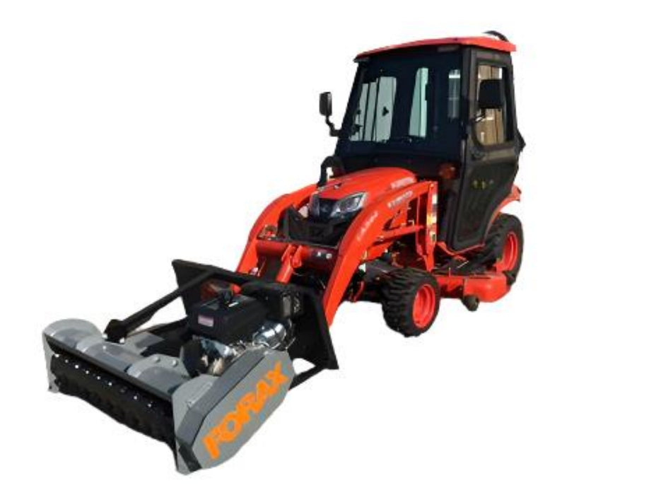 Forax | Small-Medium Tractor Mulcher Attachment | GP40 Gas Powered Mulcher Attachment