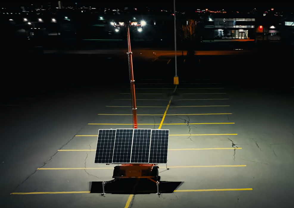 Ver-Mac | Solar Powered Portable Light Tower PSLT-6000 | Light Towers