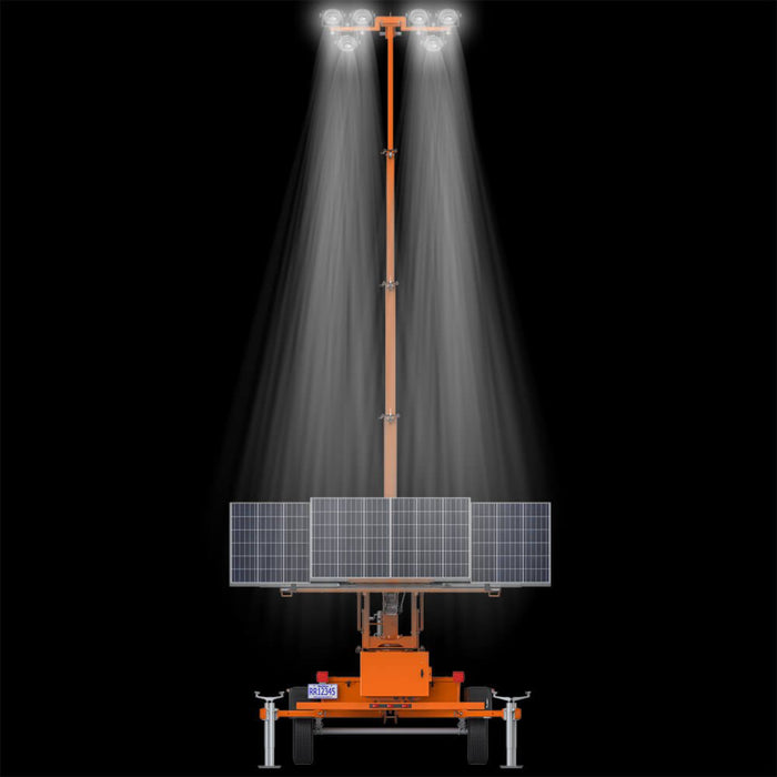 Ver-Mac | Solar Powered Portable Light Tower PSLT-6000 | Light Towers