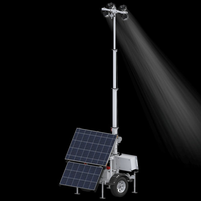 Ver-Mac | Solar Powered Portable Light Tower PSLT-4000S-MAX | Light Towers