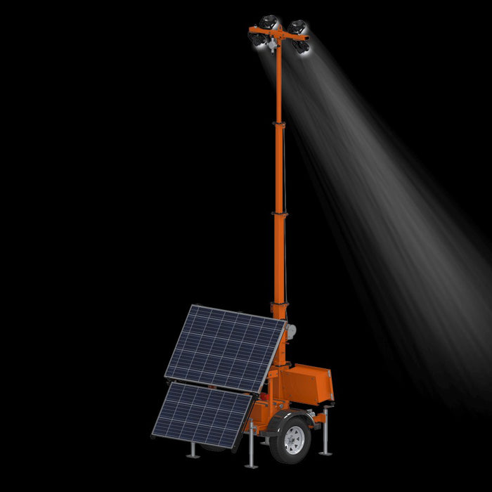 Ver-Mac | Solar Powered Portable Light Tower PSLT-4000S-MAX | Light Towers