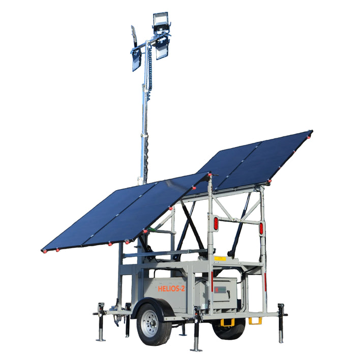 Progress Solar Progress Solar Solutions | Helios-2 Solar Light Tower | Mobile Solar L ...
