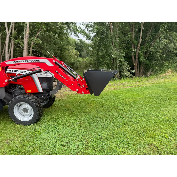Rock Solid | Compact Tractor Bucket- Universal Mount | Tractor Attachment