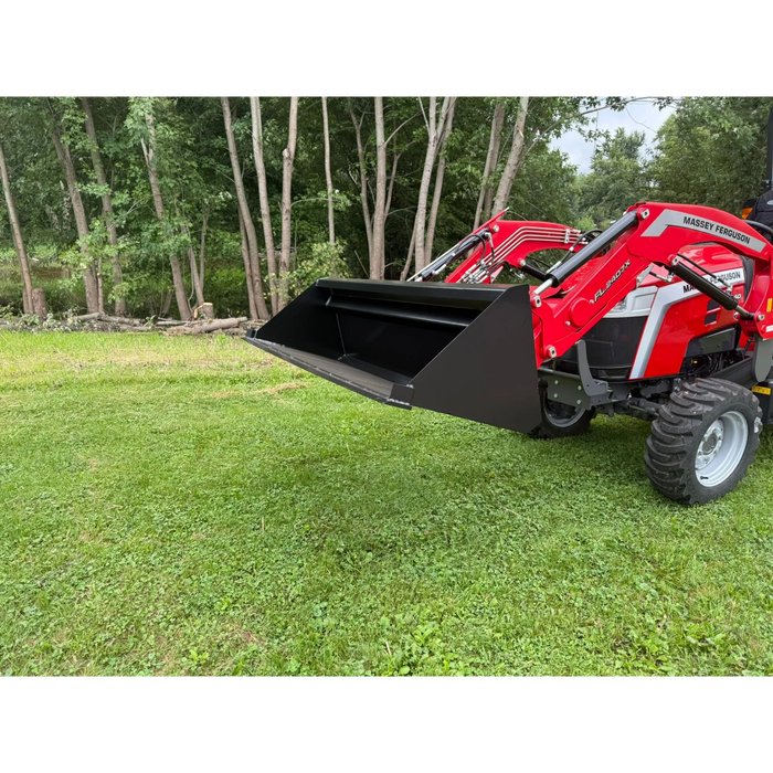 Rock Solid | Compact Tractor Bucket- Universal Mount | Tractor Attachment