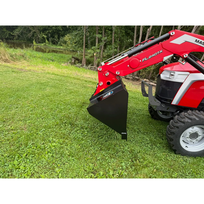Rock Solid | Compact Tractor Bucket- Universal Mount | Tractor Attachment