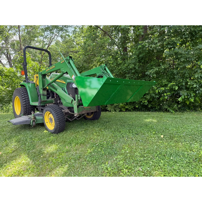 Rock Solid | Compact Tractor- John Deere Mount Bucket | Tractor Attachment