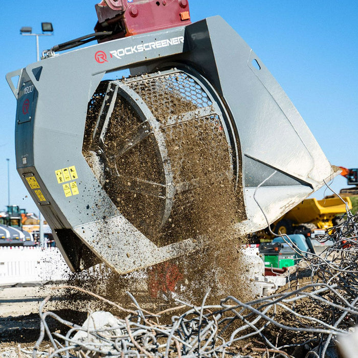 Rock Screener Bucket Attachment | Excavator Attachments | RockZone Americas