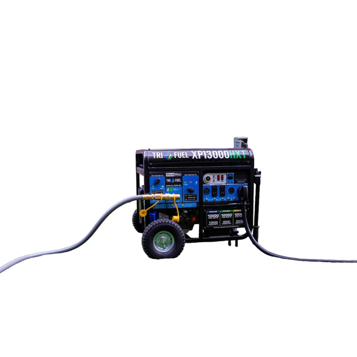DuroMax XP13000HXT 13,000-Watt Tri Fuel Portable HXT Generator w/ CO Alert