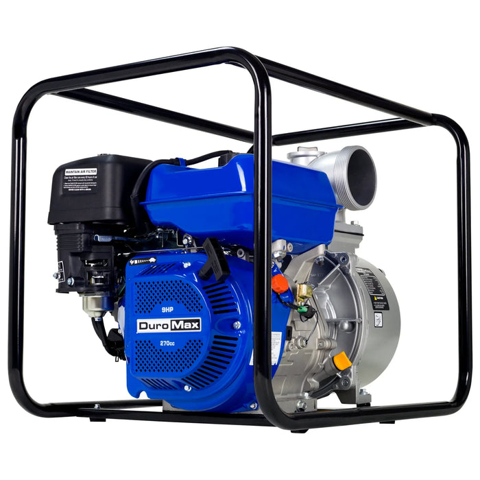 DuroMax XP904WP 270cc 427-Gpm 4-Inch Gasoline Engine Portable Water Pump