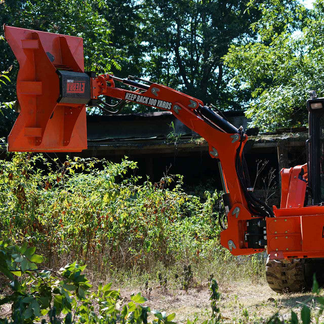 Eterra | Raptor Boom Arm Mower Attachment | Skid Steer Swing Arm Brush Cutter