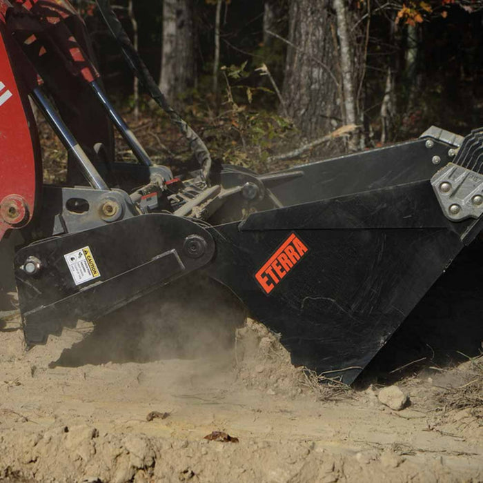 Eterra | Lock Jaw 4-in-1 Skid Steer Bucket | Skid Steer Attachments