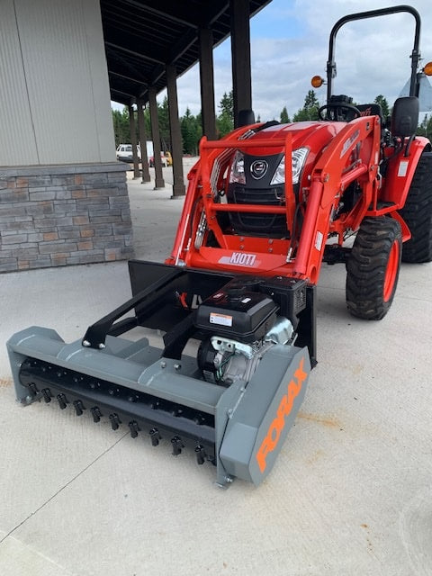 Forax | Small-Medium Tractor Mulcher Attachment | GP40 Gas Powered Mulcher Attachment