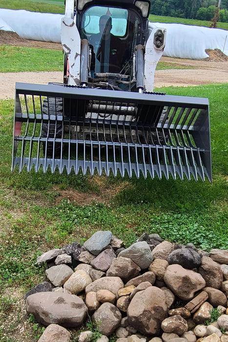 Berlon | Skeleton Rock Bucket | Skid Steer Bucket